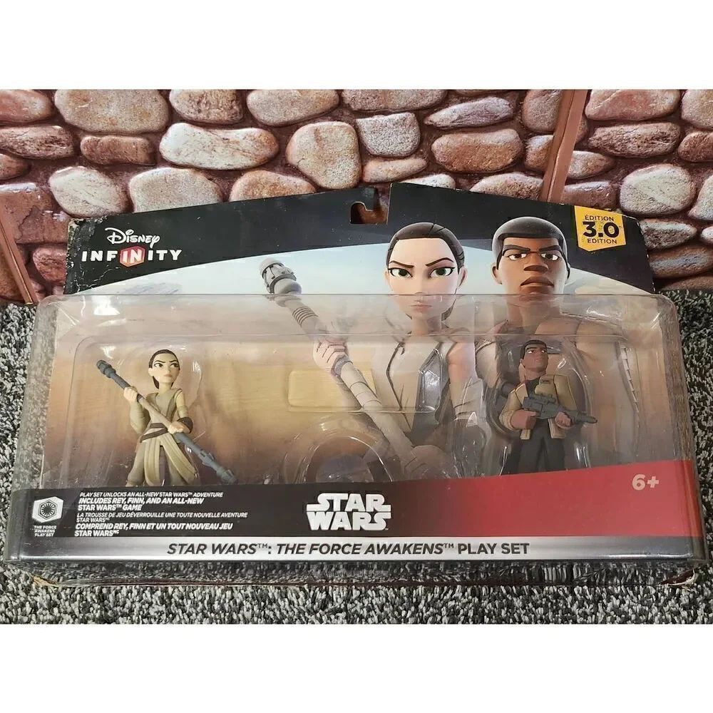 Disney Infinity 3.0 Star Wars the Force Awakens - with REY, FINN - New Sealed #A